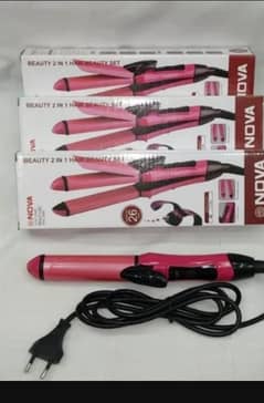 2 in 1 straightener and curler