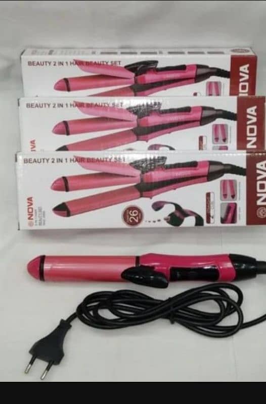 2 in 1 straightener and curler 0