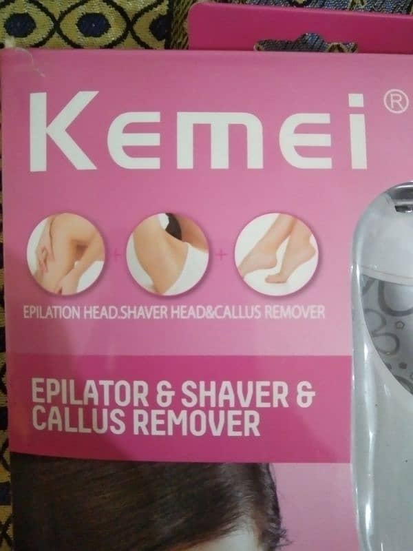 epilator and shaver & callus remover 2