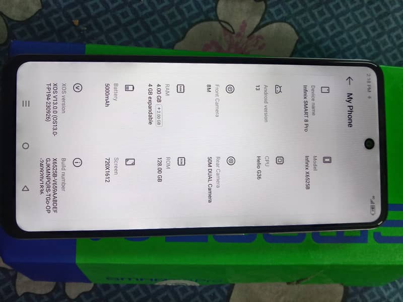 INFINIX SMART 8 PRO 10/10 BOX OPEN 5