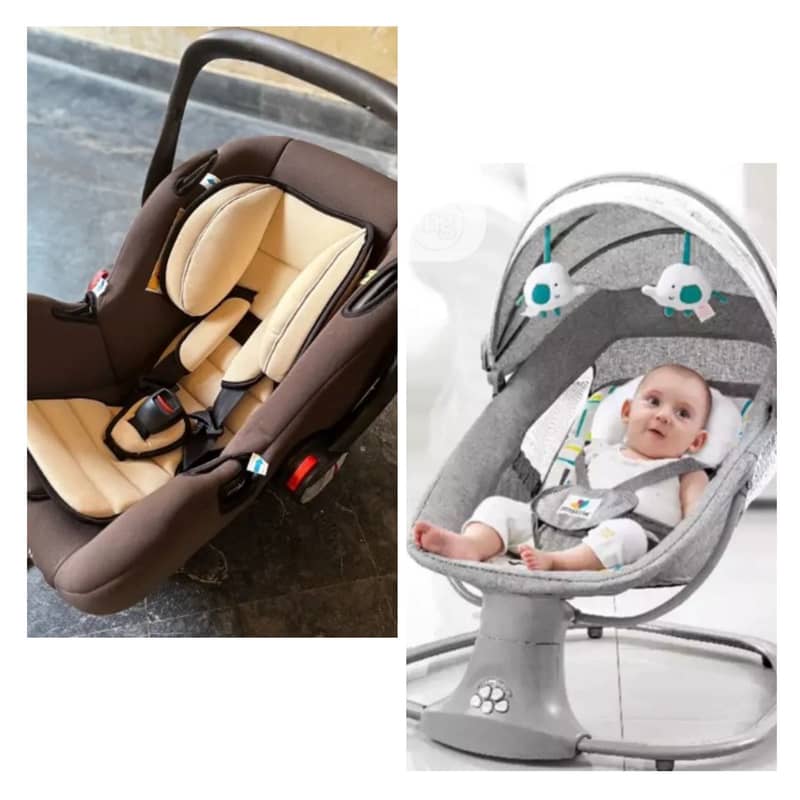 Tinnies Carry Cot | Car Seat | Mastela Electric swing | 0