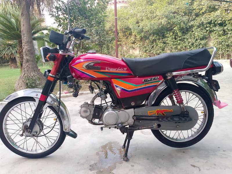 united 70cc for urgent sale 13