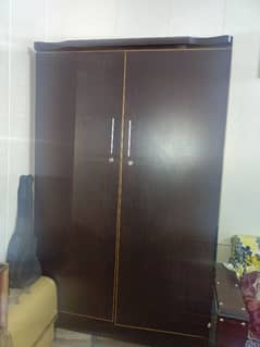 wooden wardrobe