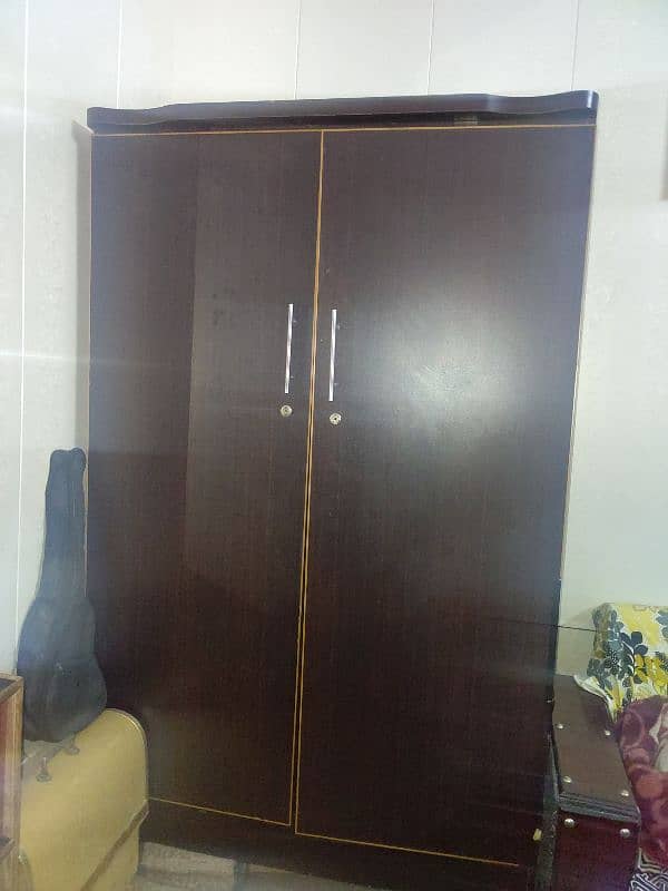 wooden wardrobe for urgent sale 0