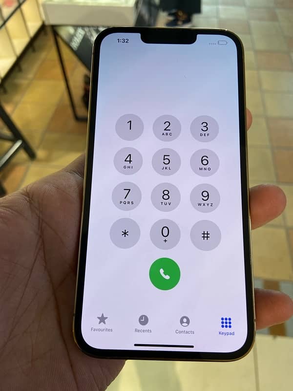 13 pro with box dual sim PTA approved golden colour 1