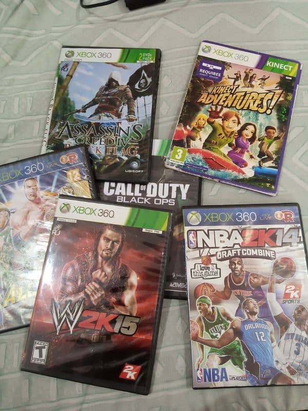 Xbox 360 E (Ultra slim) with Kinect and free games 12