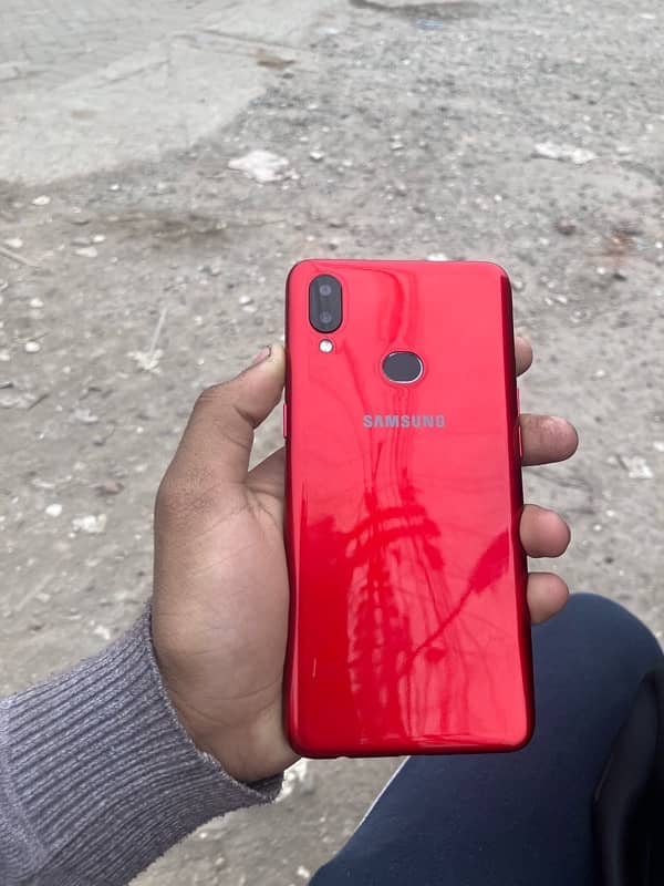 Samsung A10s Red color 2