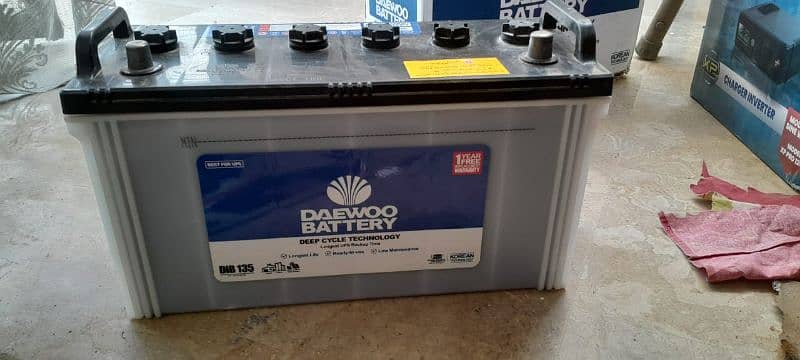 Daewoo Battery DIB 135 Box Open within warranty 2