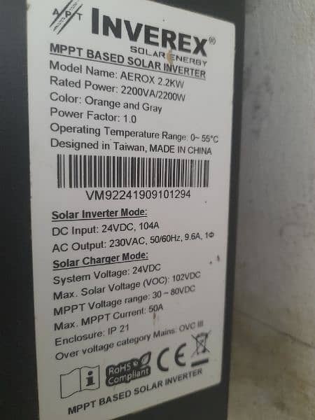 inverex 2.2kw inverter in very good condition 4