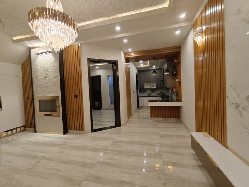 5 Marla House For SALE In Johar Town Main Kanal Road or Near Beautiful Family Park Very Beautiful Luxury Brand New Modern Design Front Elevation Super Hot Location Waliking Distance to Emporium Mall or Lahore Expo Center or Beautiful Park 4