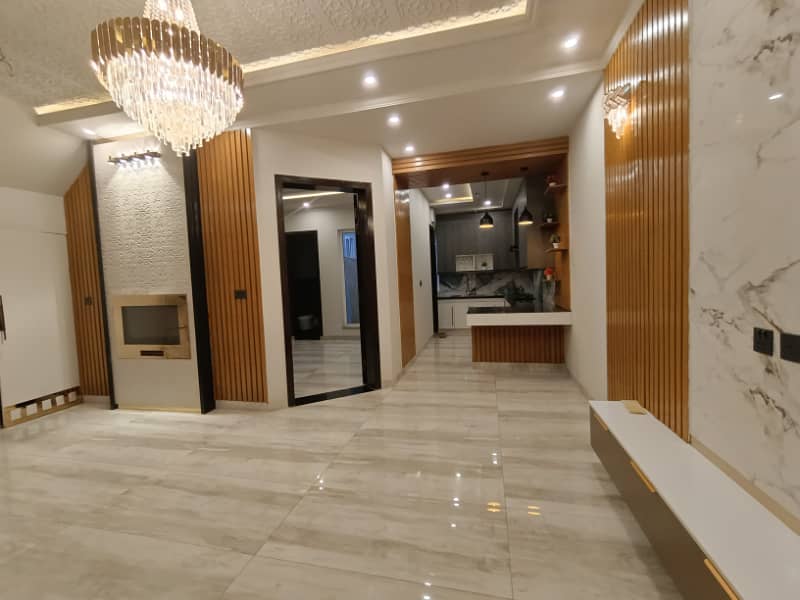 5 Marla House For SALE In Johar Town Main Kanal Road or Near Beautiful Family Park Very Beautiful Luxury Brand New Modern Design Front Elevation Super Hot Location Waliking Distance to Emporium Mall or Lahore Expo Center or Beautiful Park 8