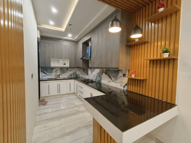 5 Marla House For SALE In Johar Town Main Kanal Road or Near Beautiful Family Park Very Beautiful Luxury Brand New Modern Design Front Elevation Super Hot Location Waliking Distance to Emporium Mall or Lahore Expo Center or Beautiful Park 9