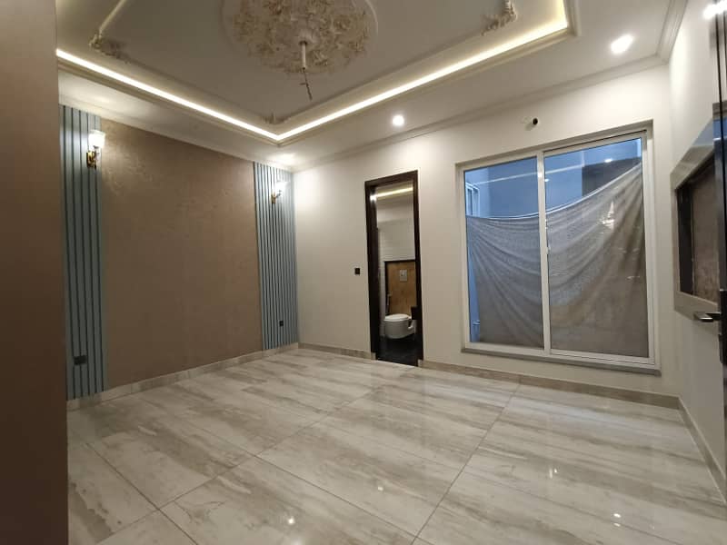 5 Marla House For SALE In Johar Town Main Kanal Road or Near Beautiful Family Park Very Beautiful Luxury Brand New Modern Design Front Elevation Super Hot Location Waliking Distance to Emporium Mall or Lahore Expo Center or Beautiful Park 11