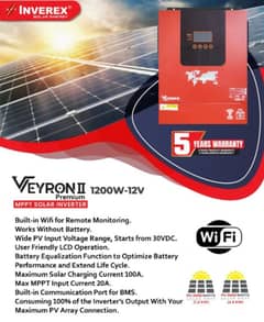 inverex 1.2 KW solar inverter just few months used