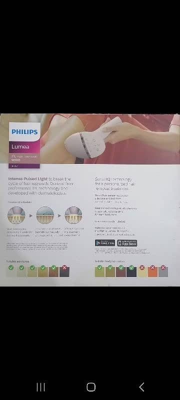 PHILIPS  LUMEA  IPL  HAIR REMOVAL 9000 4