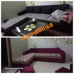 Sofa Poshish / Sofa Repair/ Fabric change / L Shape Sofa / Bed poshish