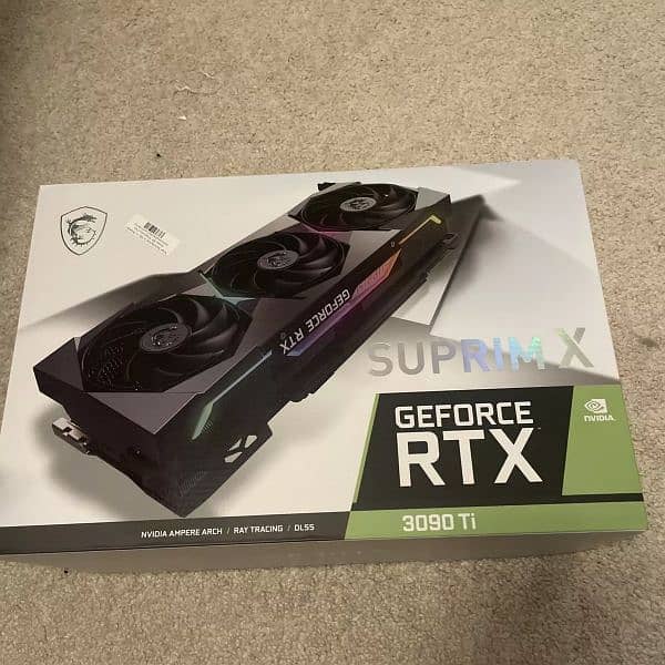 NEW MSI GeForce RTX 3090 Ti GAMING X TRIO 24GB GDDR6X Graphics Card 0