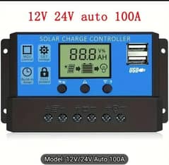 100A Solar Charged Controller, auto 12v/24v battry