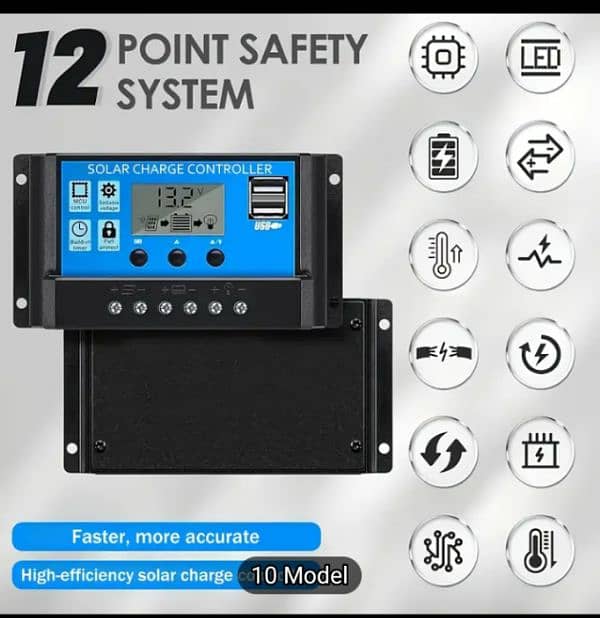 100A Solar Charged Controller, auto 12v/24v battry 4