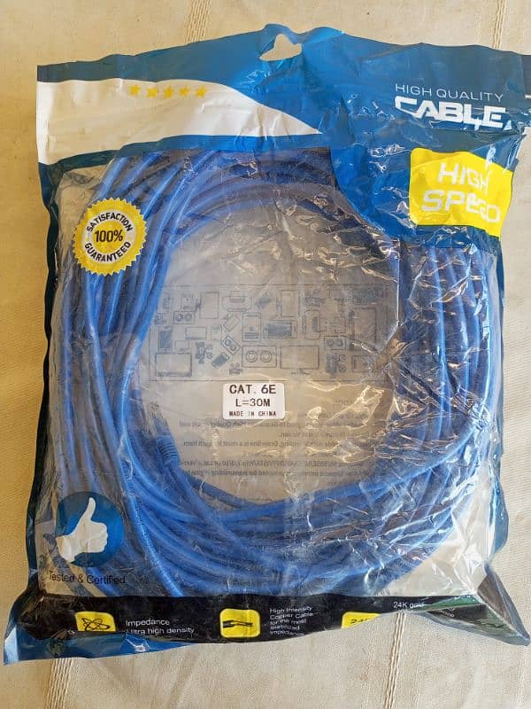 30Meter Ethernet Net Cable,just 1 month used 4