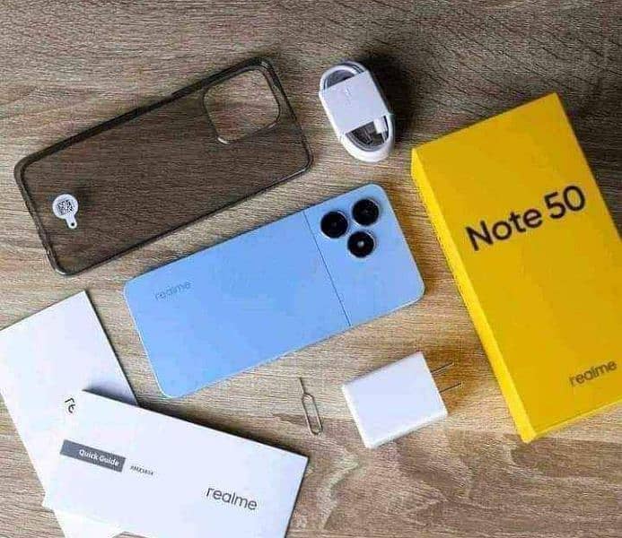 Real me note 50 complete box 22 month warranty remaining exchange poss 1