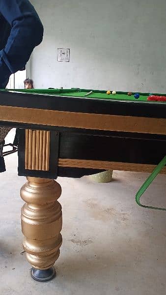 snooker table 5/10 single marble 2