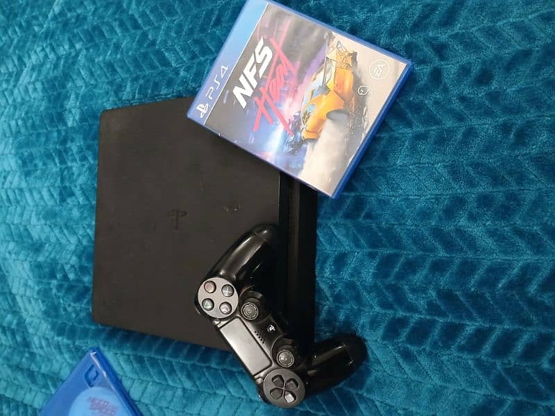 ps4 sony slim, gaming console 1