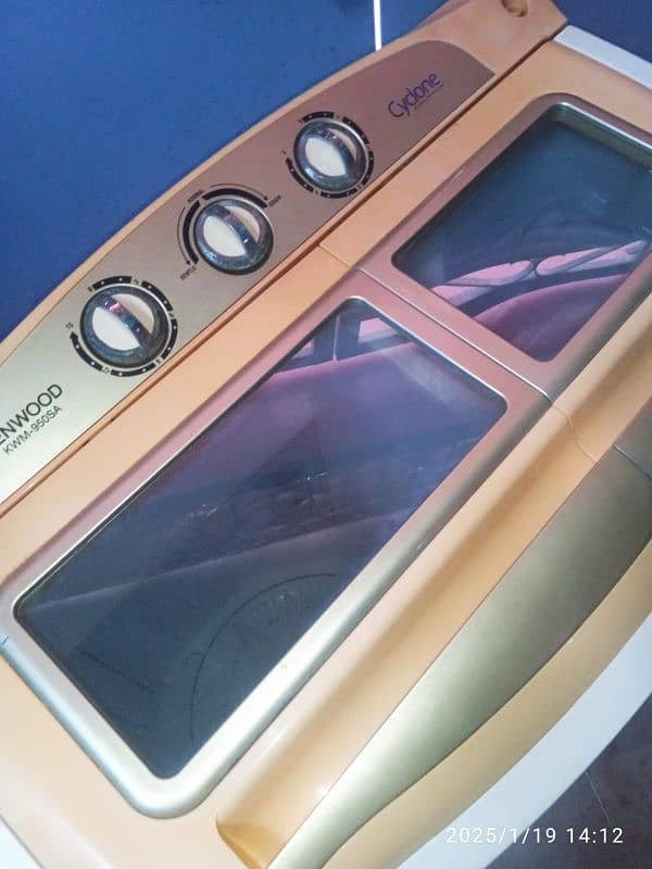 Kenwood washing machine twin tub model number KWM-950SA 4