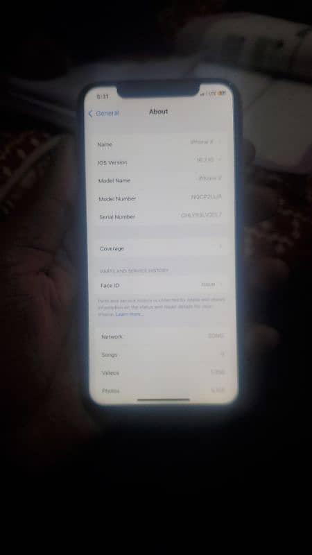 iphone x 256gb PTA aproved 5