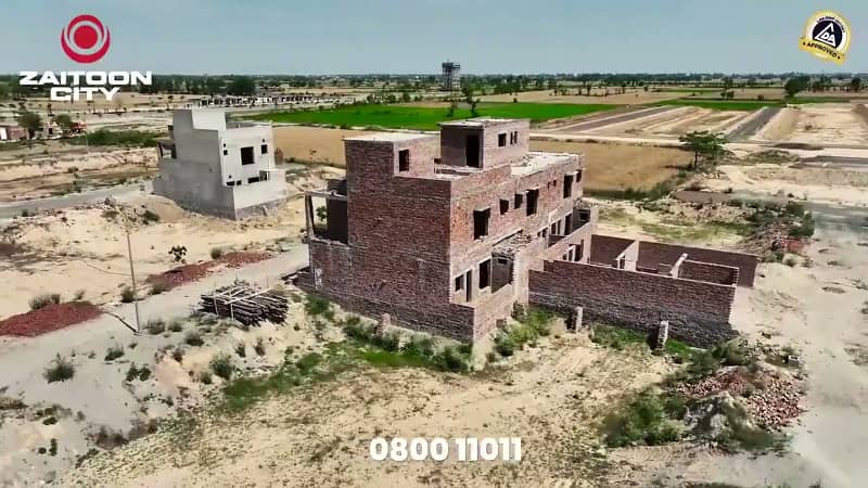 5 marla plot on ground with possession in Zaitoon City 8