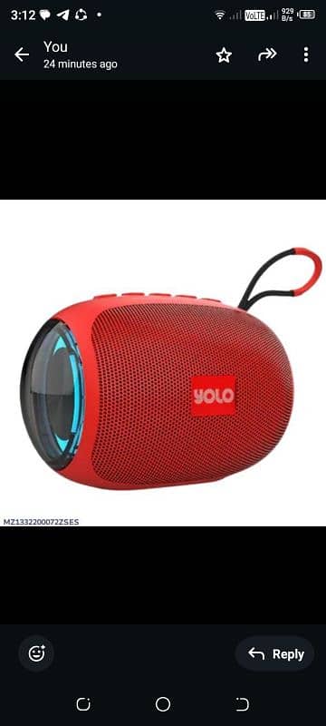 water-resistant led wireless speaker - Bluetooth connectivity ,blue 4