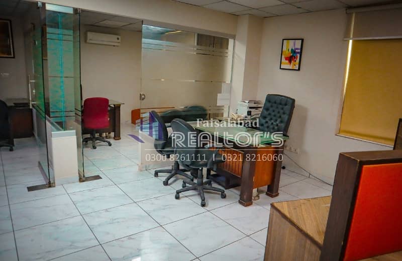 Ideal 360 sqft Office for Rent For Marketing, Call Center, IT Setup, Amazon, at Kohinoor city Jarranwala road Faisalabad 1