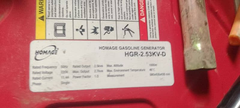 homage  HGR-2.5 kv  not used single time 1