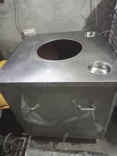 steel tandoor for sale just like new