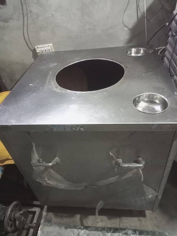 steel tandoor for sale just like new 0