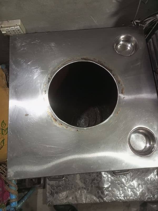 steel tandoor for sale just like new 1