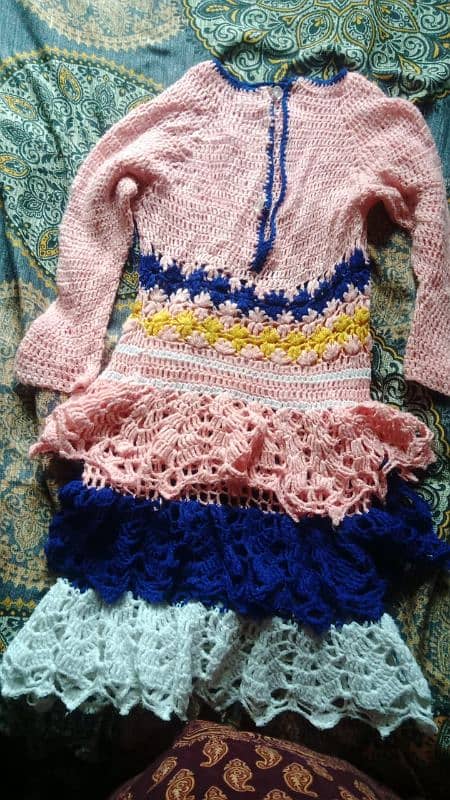 home made frock for kids 0