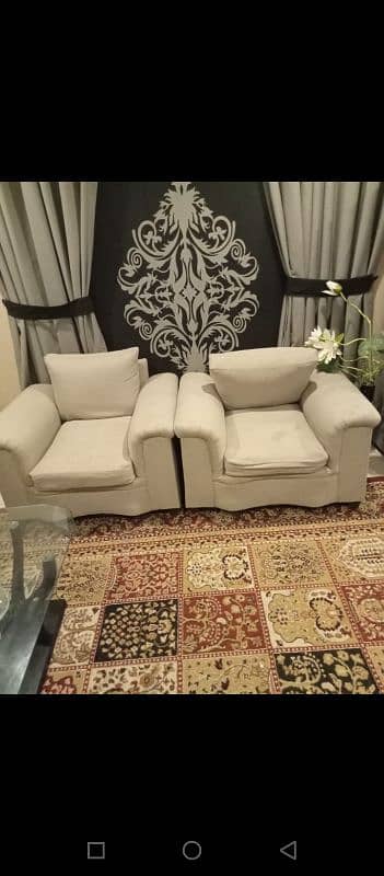 sofaset used but new condition 1