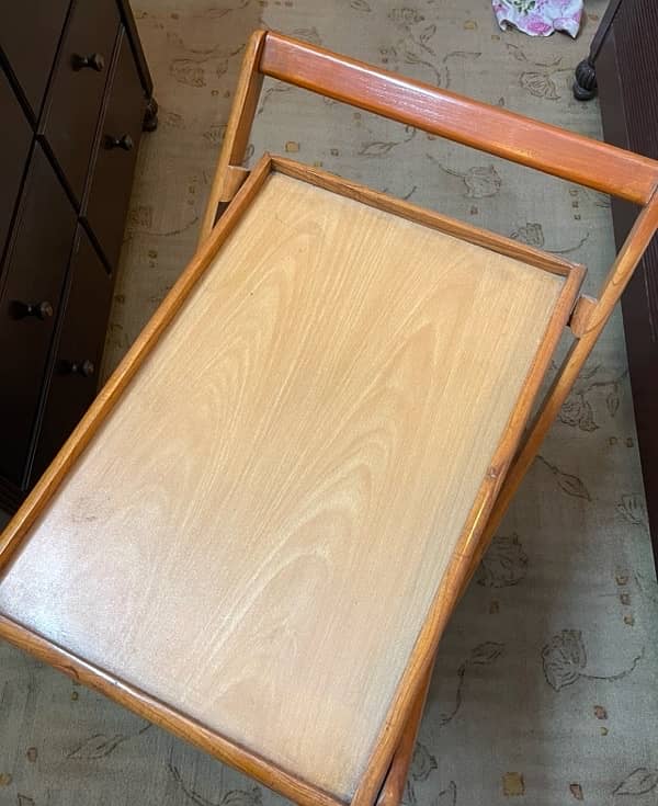 Folding Tea Trolley 1