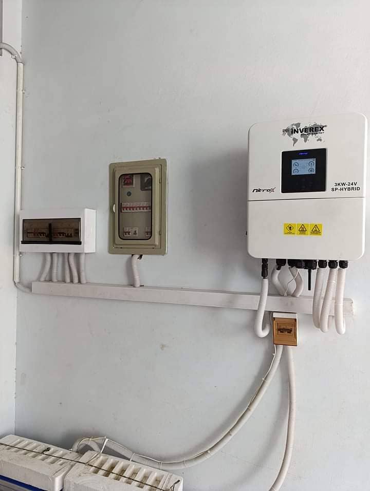 Solar maintenance / Solar repair / Solar installation inverter struct 3