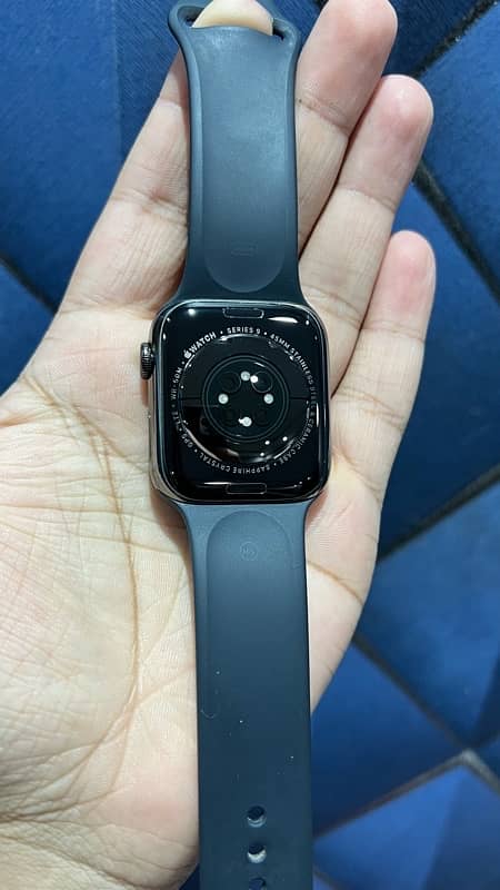 Apple Watch Series 9 45mm Stainless Steel Complete box 5