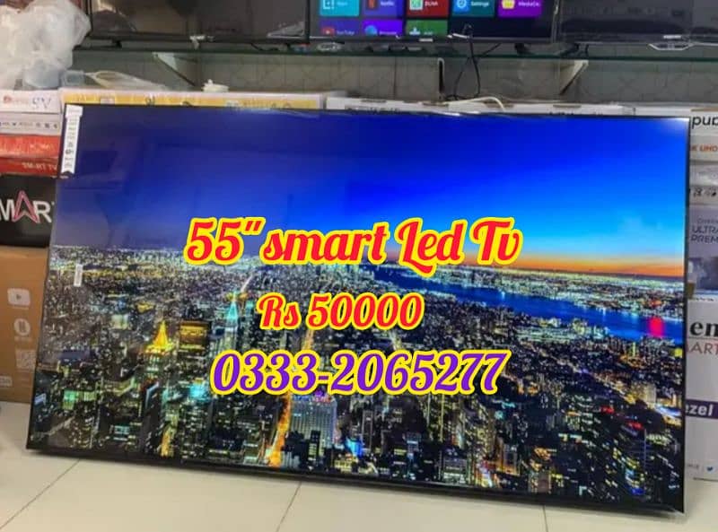 55 INCH Smart 4k WIFI ANDROID LED TV 0