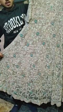 heavy fancy bridal maxii only 2 tym use good condition