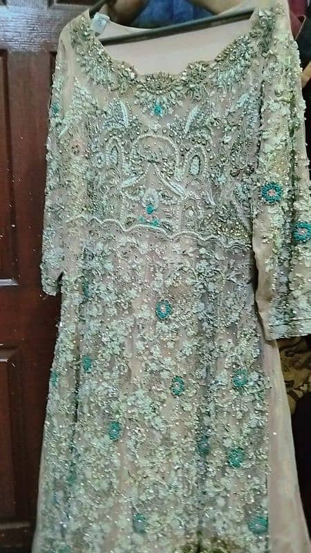 heavy fancy bridal maxii only 2 tym use good condition 1