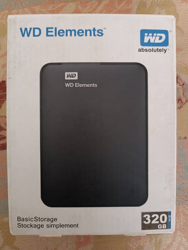 WD Elements Portable hard drive 500GB 4