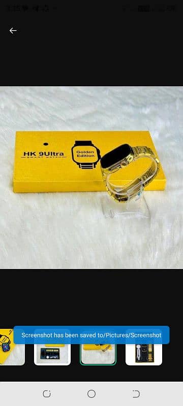 HK-09 smart watch ultra golden edition -1pc this is deliverable 0