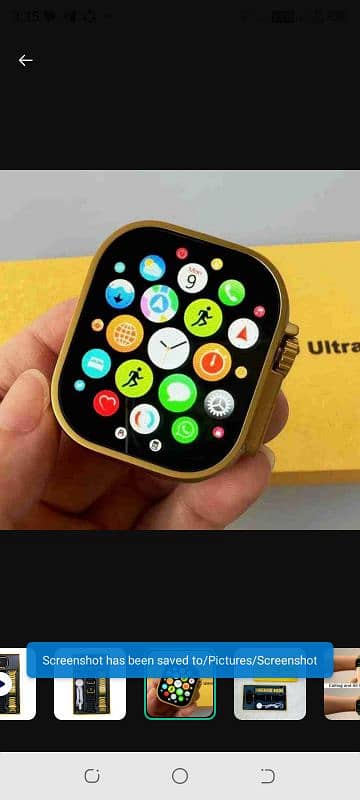 HK-09 smart watch ultra golden edition -1pc this is deliverable 6