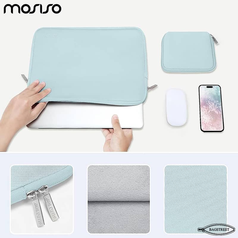 MOSISO Laptop Sleeve 13.3" - 14" - 15.6" Inches Compatible with Laptop 3