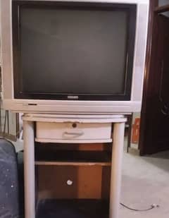 used TV with TV stand for sale