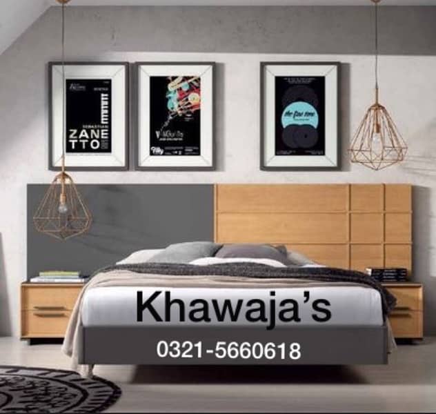 Bed with Dressing ( khawaja’s interior Fix price workshop Rawalpindi 10